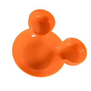 Mickey Mouse Shape Plates BPA Free And Unbreakable
