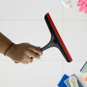 Plastic Kitchen Wiper Silicone Head Multicolor