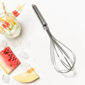 Stainless Steel Kitchen Whisk  Non Scratch Whisking Tool