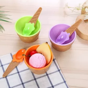 Ice Cream Bowl Set Premium Dessert Set