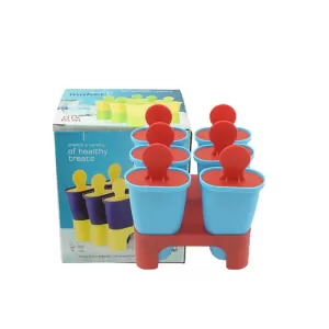 Ice Candy Maker 6 Pcs Set Kulfi Maker Ice Candy Mould