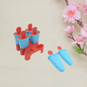 Ice Candy Maker 6 Pcs Set Kulfi Maker Ice Candy Mould