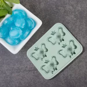 Silicone Cartoon Shape Ice Cube Tray 4 Grid