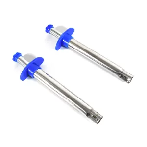 Stainless Steel Gas Lighter Long Lasting Use 2 Pc Set