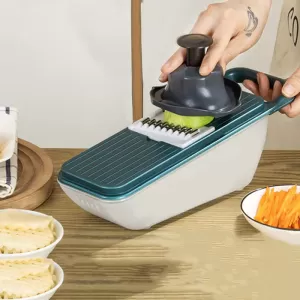 Multifunctional Vegetable Slicer Cutter 6 Blades