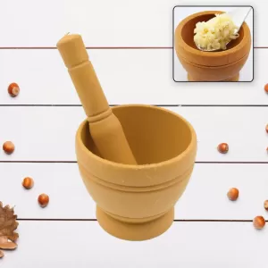 Mortar and Pestle Set for Spices Natural Grinder