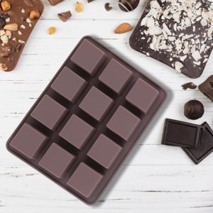 Square Silicone Chocolate Mold Baking Tools