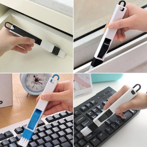 2 in 1 Cleaning Brush for Window Keyboard Wardrobe