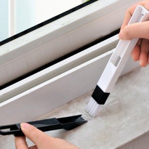 2 in 1 Cleaning Brush for Window Keyboard Wardrobe