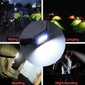 Waterproof Headlamp Flashlight Portable Outdoor Lantern for Camping Hiking Backpacking