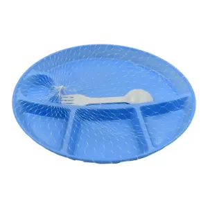 Plastic Food Plates Biodegradable 5 Compartment Plate