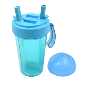 Dual Drink Water Bottle 2 in 1 Cup