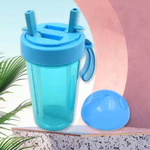 Dual Drink Water Bottle 2 in 1 Cup
