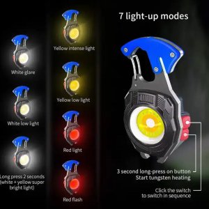 Rechargeable Led Flashlight  Multi Function Pocket Light