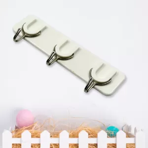 Multipurpose Strong Self Adhesive Wall Hooks Heavy Plastic Sticky Hooks for Home Use 1pc