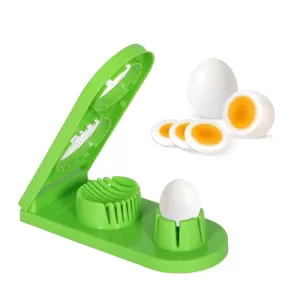 2 In 1 Double Cut Boiled Egg Cutter Easy Slicing