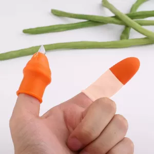 Vegetable Thumb Cutter 5 Pcs Set Sharp Blade System
