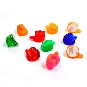 10 Pcs Hand Shape Wall Clip Hanger Keys And Cable Holder