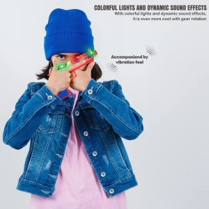 Plastic Toy Gun Flashing Lights & Exciting Music