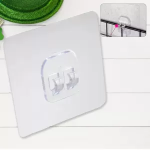Self Adhesive Wall Hooks Punch Free Wall Mounted Hook Waterproof Hooks 1 Pc