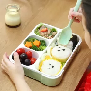 Leak proof Lunch Box with 4 Compartments for School And Office