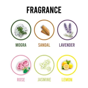 World Air Freshener Flowers Block for Bathroom and Toilet with Floral Scent