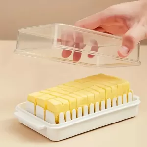Butter Storage Box with Slicer for Easy Cutting