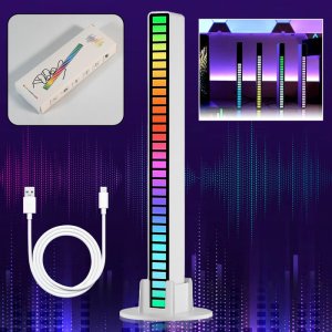 Rhythm Lights with Agc 32 Color Rgb Voice Activated
