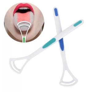 Hot Away Hand Scraper Fashion Tongue Cleaner Brush