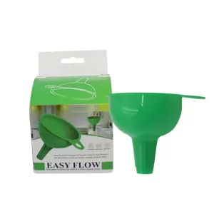 Silicone Funnel for Oil Sauce Water Green 1 PC