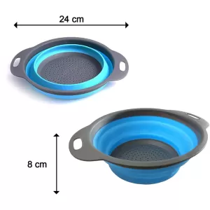 Round Small Silicone Strainer for Kitchen Use