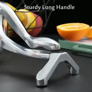 Manual Aluminium Metal Fruit Press Juicer Brown Box