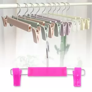 Hanger Double Clip Trouser Rack Plastic Drying Rack