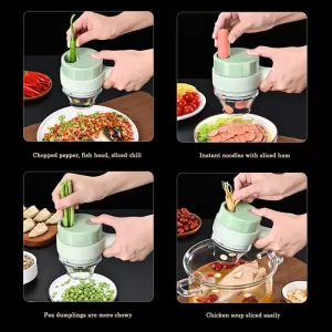 4 In 1  Electric Cooking Hammer And Vegetable Cutter