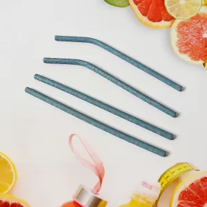 Reusable Steel Straws with Brush for Tumbler 5 Pcs