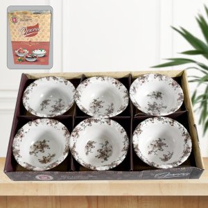 High Quality Plastic Ice Cream Bowls Set of 6 Pieces