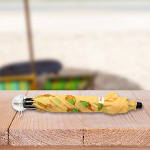 2 Fold Sun Protective Portable Foldable Umbrella 1 Pc