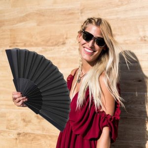 Folding Handheld Pretty Hand Fan Wedding Party Accessory