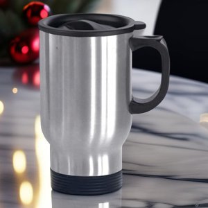 Stainless Steel Vacuum Glass Coffee Travel Mug 1 Pc