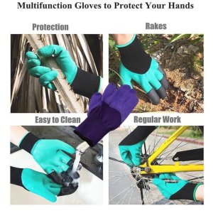 Garden Farming Gloves With Claws 1 Pair