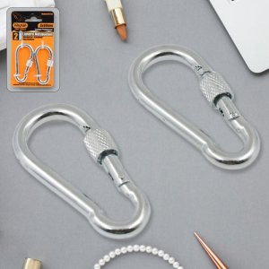 Snap Hook With Screw Stainless Steel Carabiner Clip