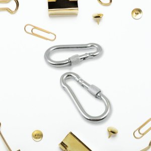 Snap Hook With Screw Stainless Steel Carabiner Clip