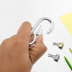 Snap Hook With Screw Stainless Steel Carabiner Clip