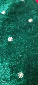 Multi Colour - Velvet Fabric - 16X16 Inch size - Set of Nine Cushion Covers for Sofa