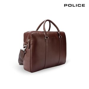 Police Brown Office Bag