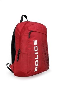 Police Red Backpack