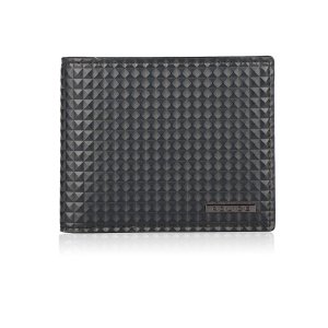 POLICE Pyramid Black Leather Wallet – Slim, Stylish & Spacious for Men