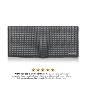 POLICE Pyramid Black Leather Wallet – Slim, Stylish & Spacious for Men