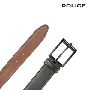 SIBAGO 35MM XL Black Matching Stitched Belt – 117CM Length -Police