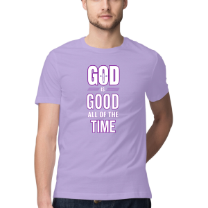 God Is Good All The Time Christian Regular Fit Front Print UNISEX T-Shirt for Men & Women | Inspirational Faith Graphic Tee